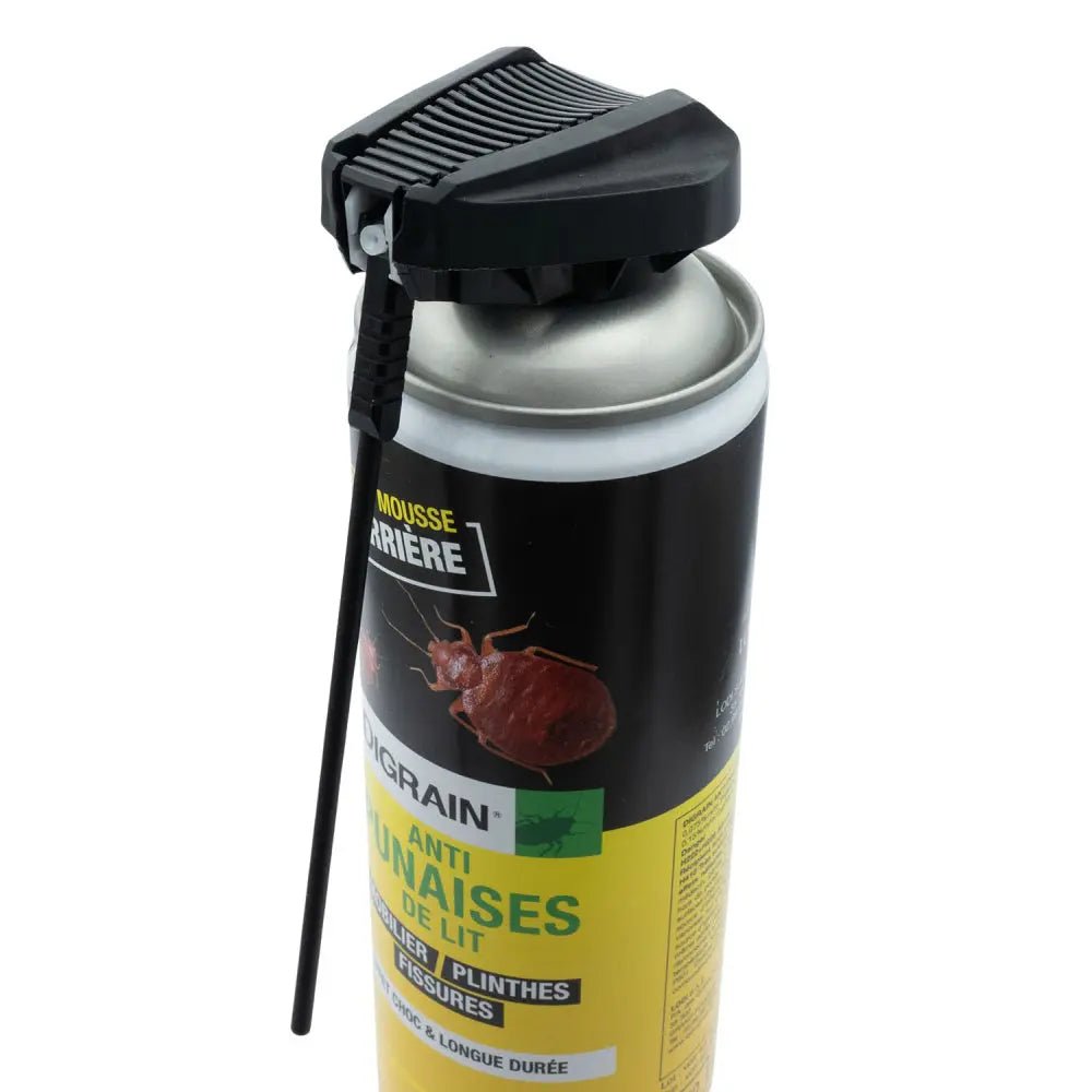 Digrain anti - punaises de lit aérosol choc - effet mousse barrière - Insectoff Professionnel
